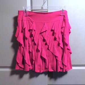Cato Pink Ruffle Skirt